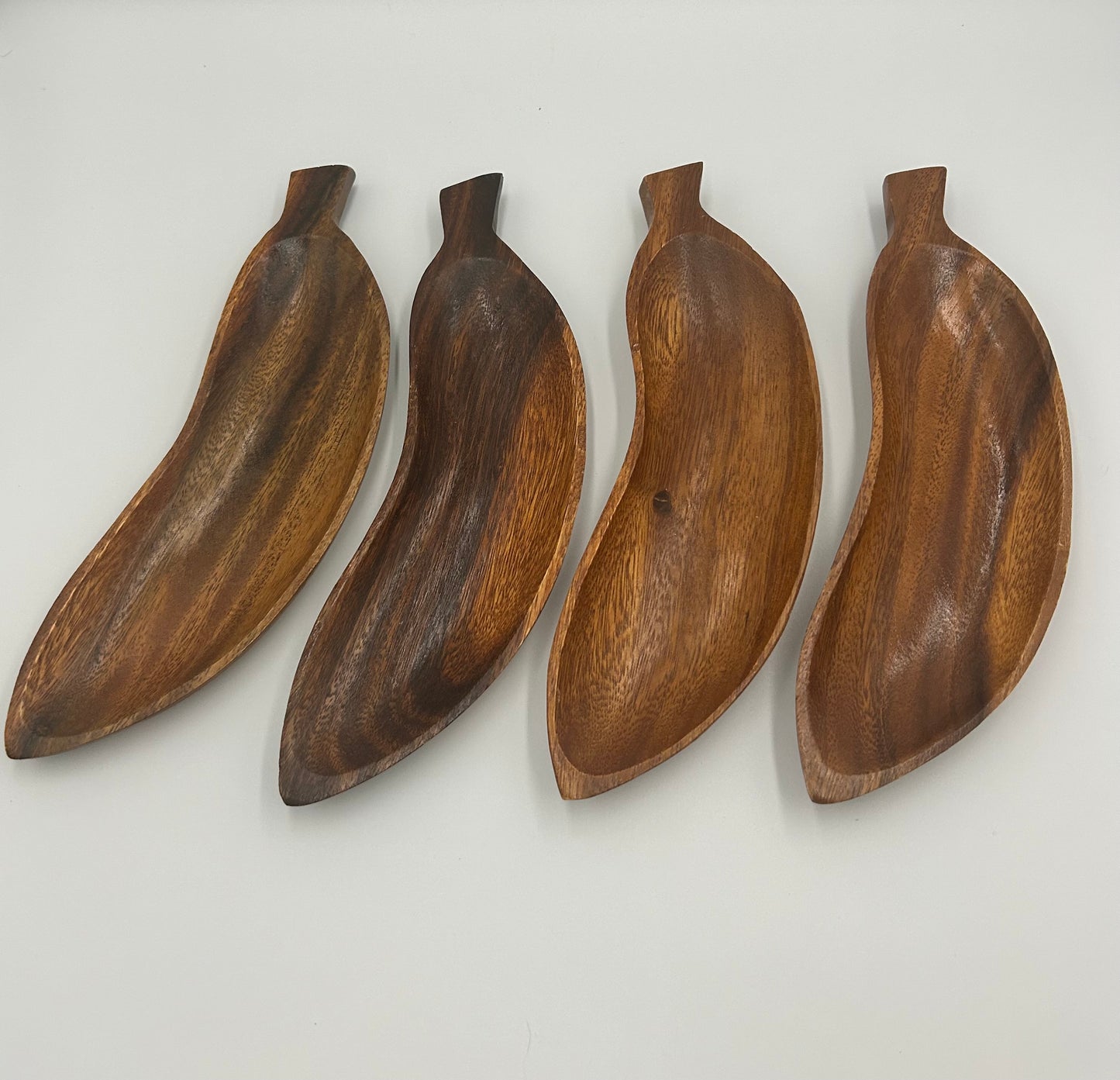 Wooden Banana Serving Trays